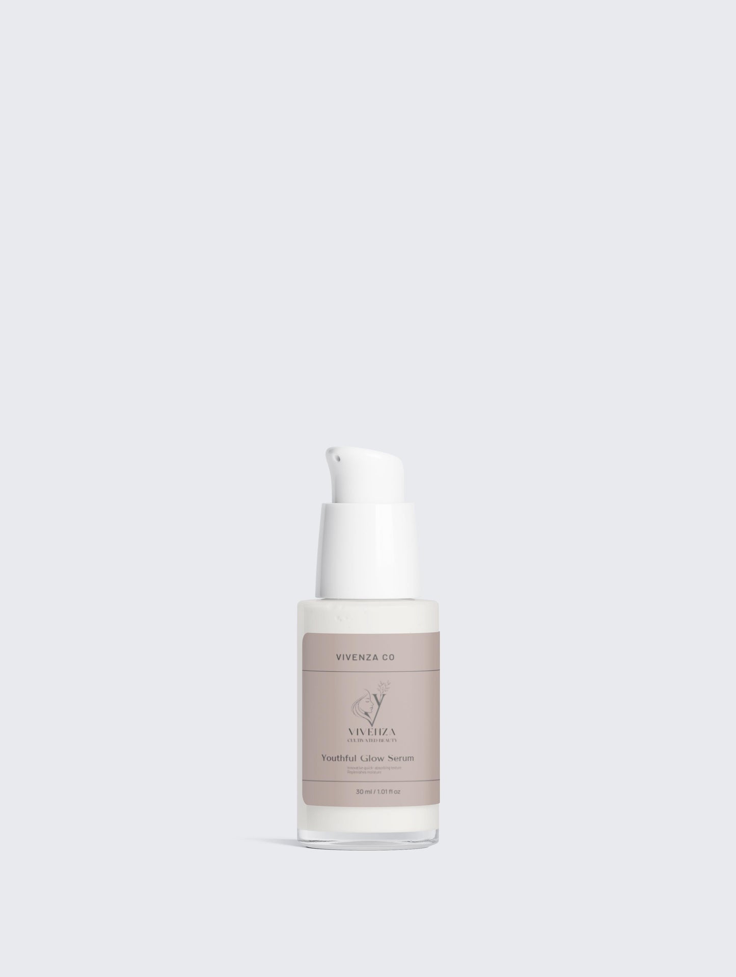 VIVENZA CO Youthful Glow Serum – Hydrating & Smoothing Facial Serum | Lightweight, Quick-Absorbing Formula | 30 ml / 1.01 fl oz