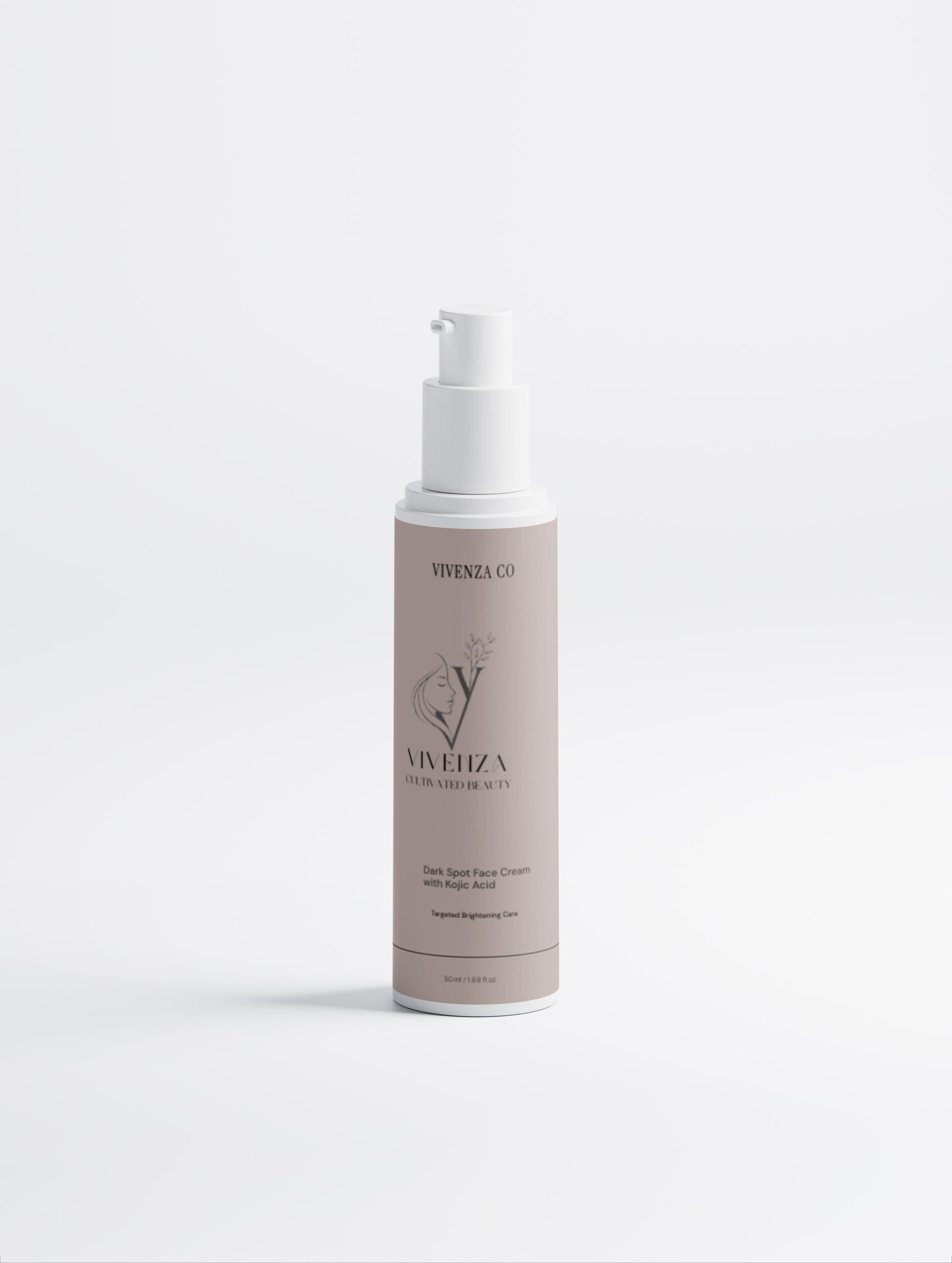 VIVENZA CO Brightening Face Cream with Kojic Acid & Vitamin C – Hydrating Cream for More Even-Looking Skin