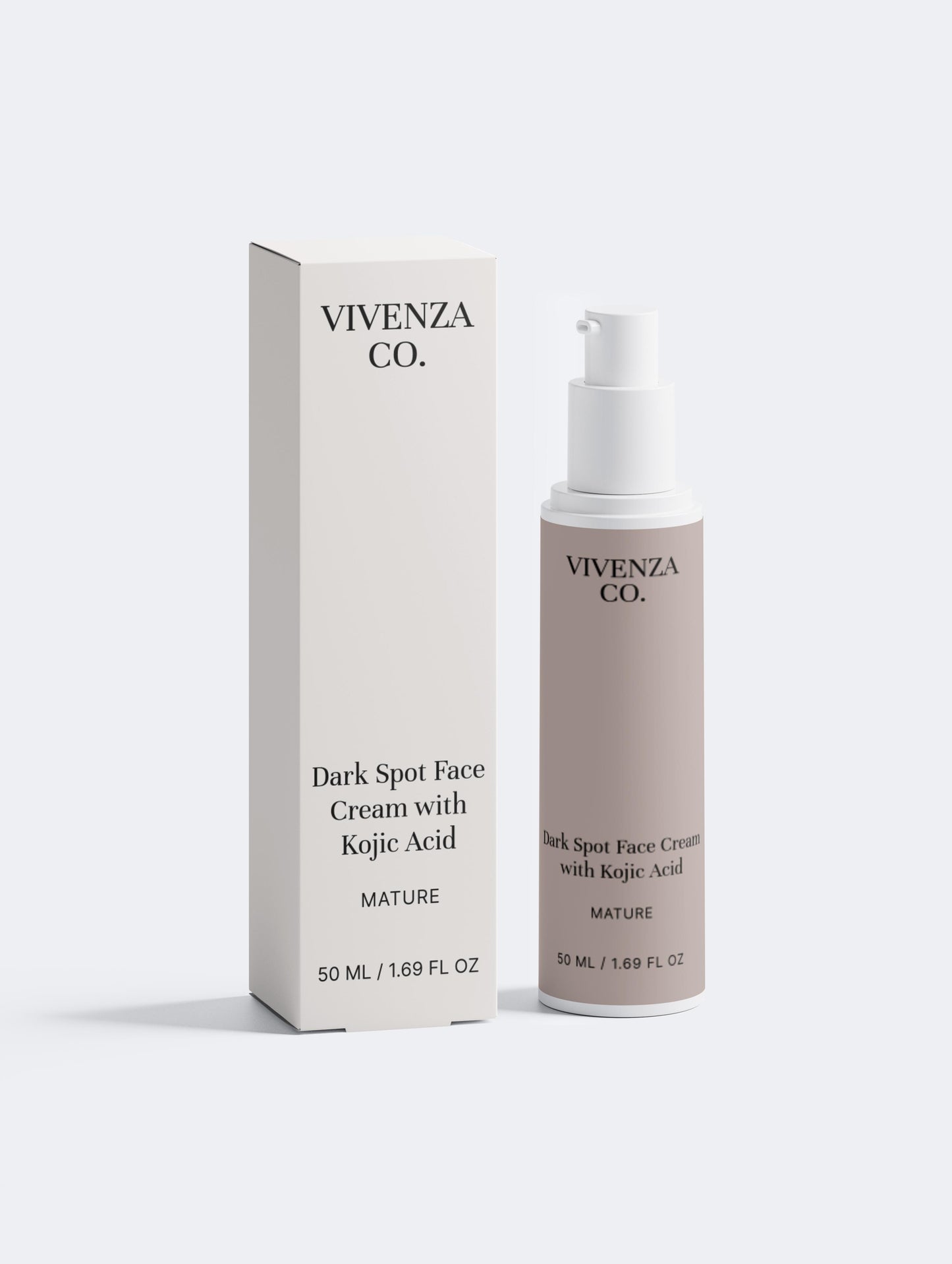 VIVENZA CO Kojic Acid Face Cream – Lightweight Daily Moisturizer