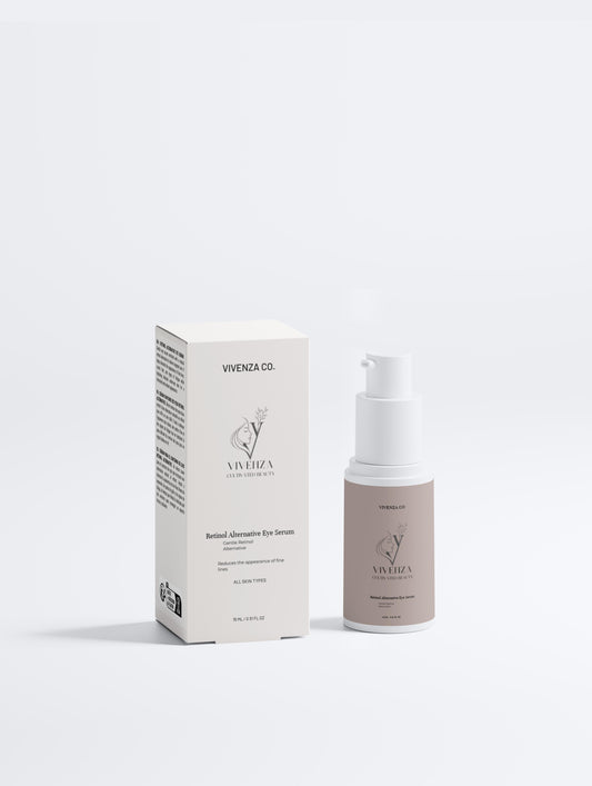 VIVENZA CO Retinol Alternative Eye Serum – Hydrating Eye Treatment with Bidens Pilosa