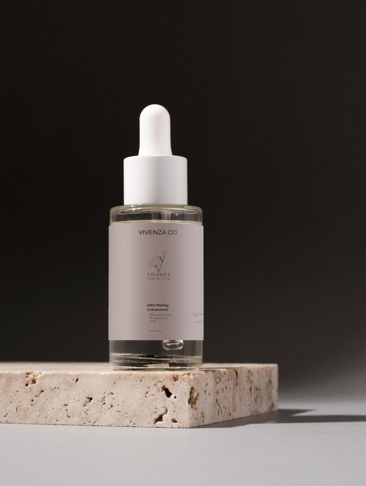 VIVENZA CO AHA Exfoliating Concentrate – Lightweight Liquid Exfoliant with 10% Lactic Acid
